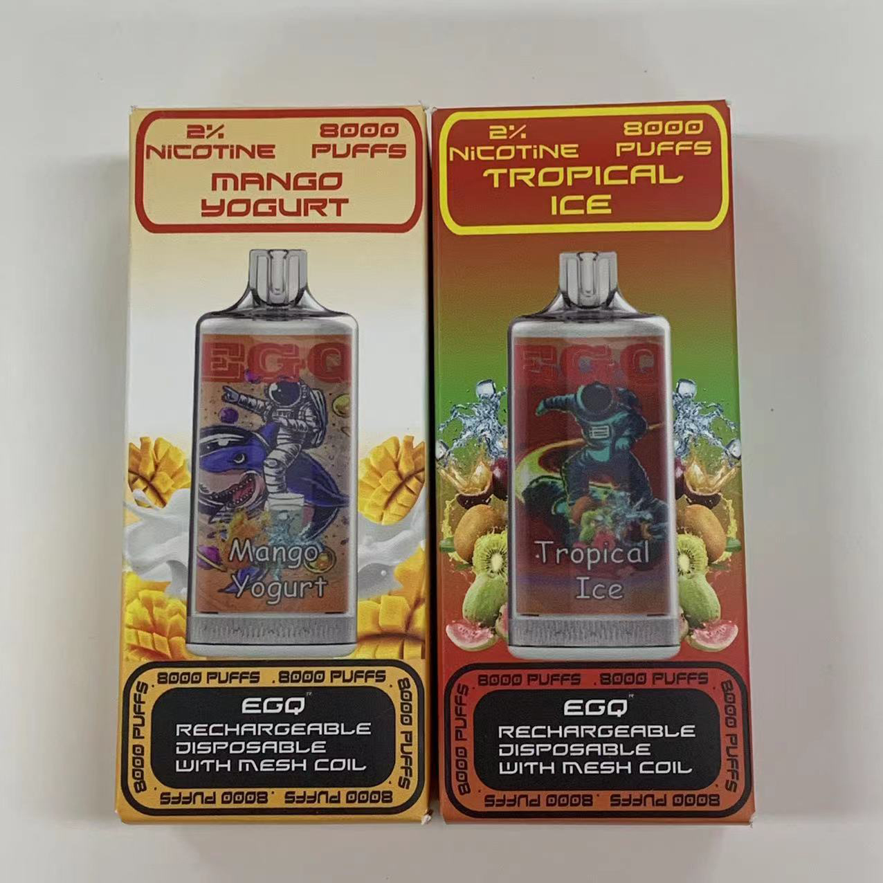 8000 puffs Rechargeable Disposable Electronic Cigarette