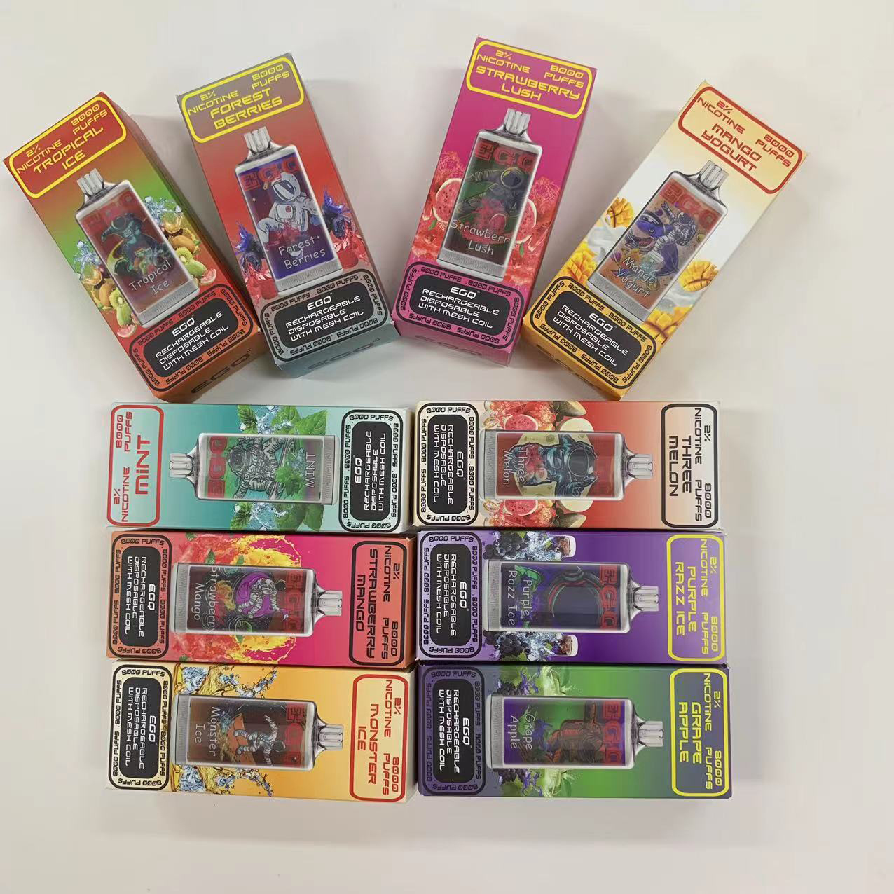 8000 puffs Rechargeable Disposable Electronic Cigarette