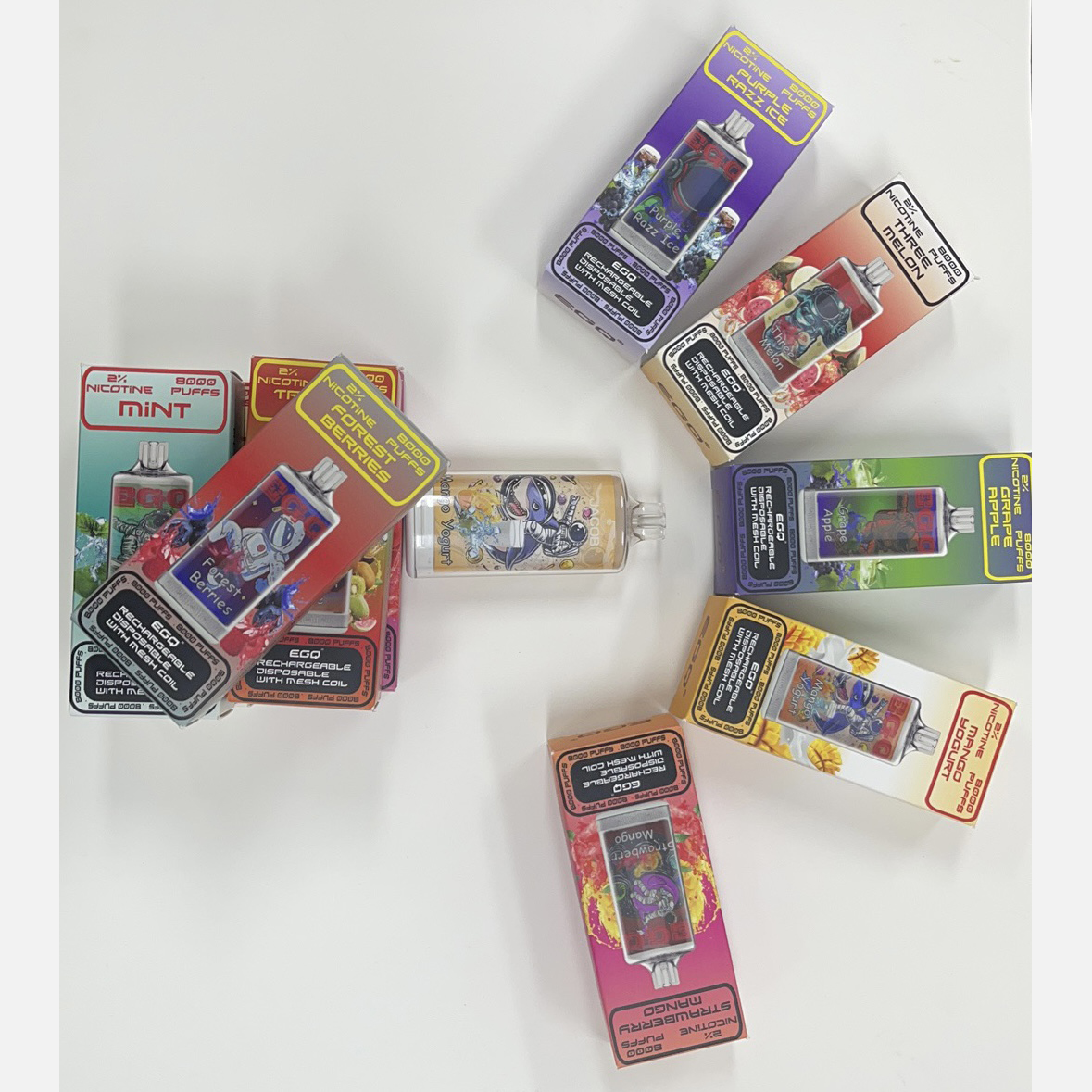 8000 puffs Rechargeable Disposable Electronic Cigarette