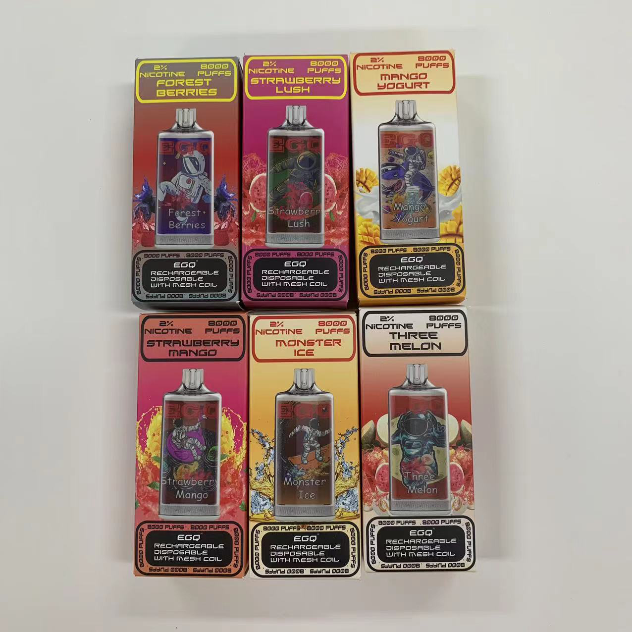 8000 puffs Rechargeable Disposable Electronic Cigarette