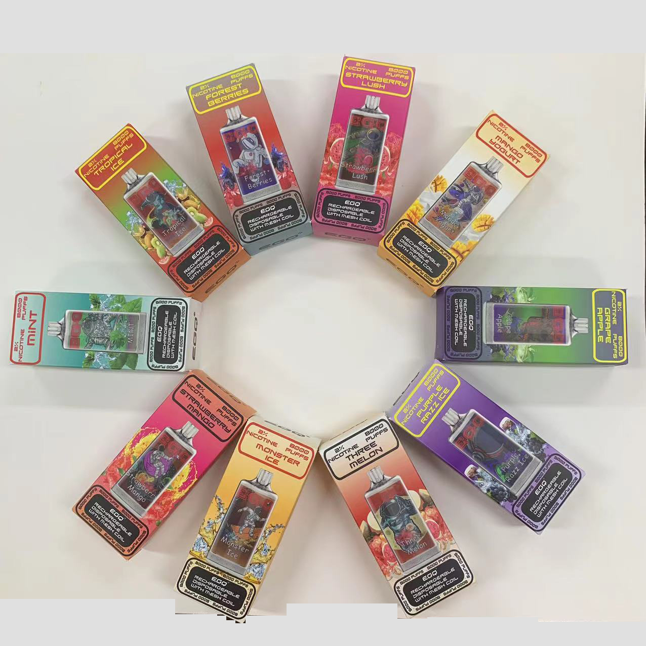 8000 puffs Rechargeable Disposable Electronic Cigarette