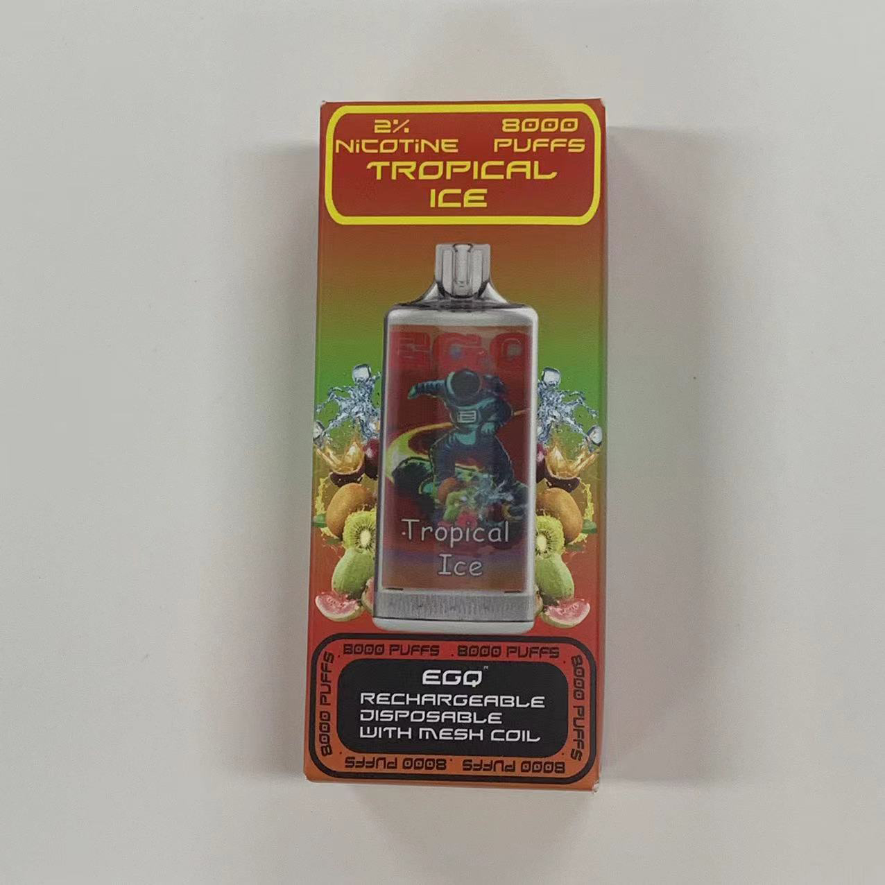 8000 puffs Rechargeable Disposable Electronic Cigarette