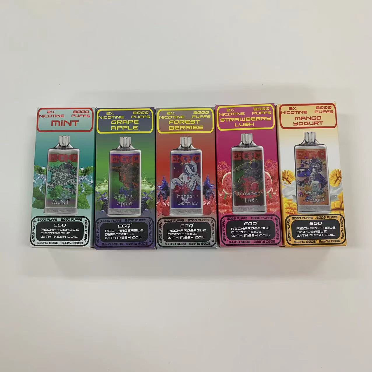 8000 puffs Rechargeable Disposable Electronic Cigarette