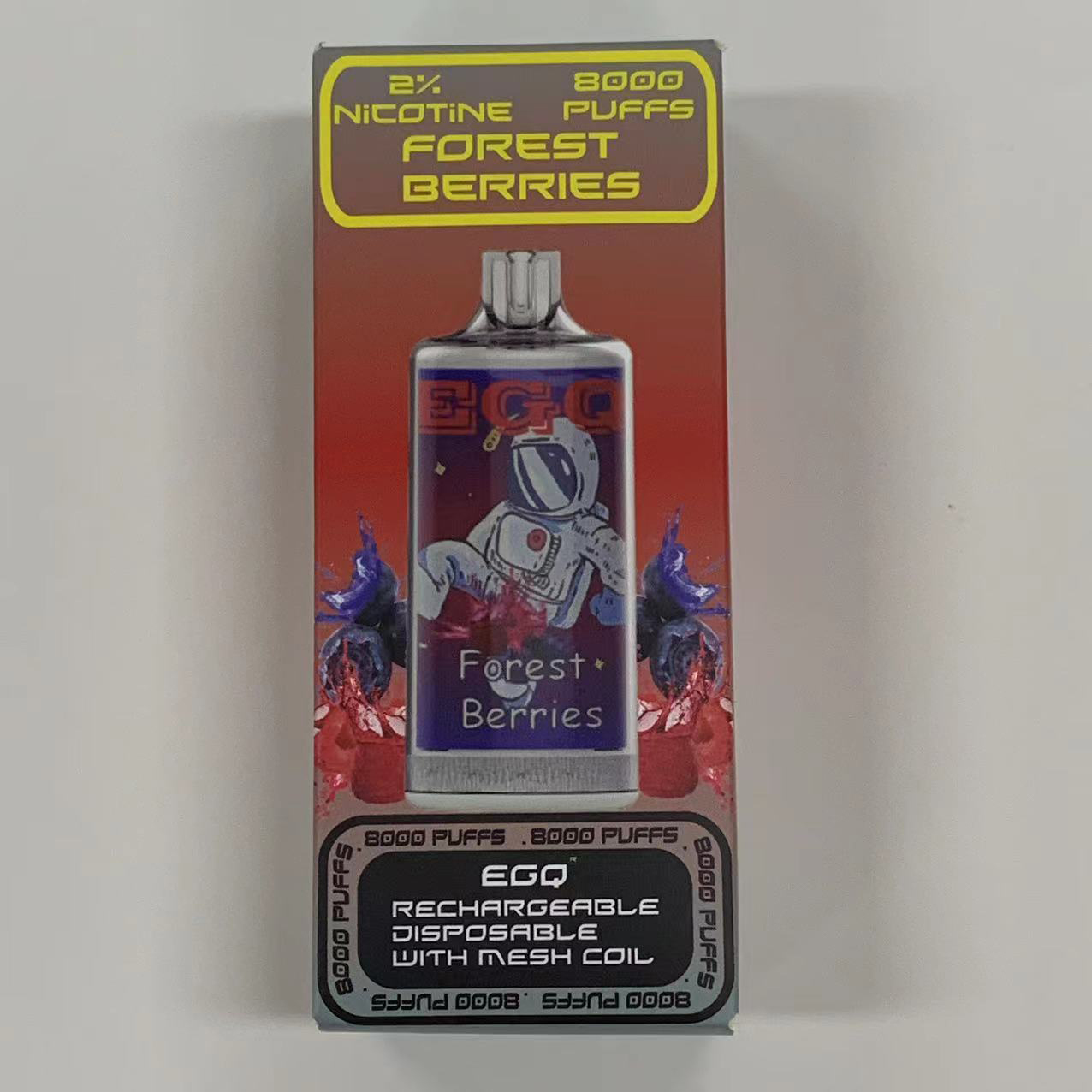 8000 puffs Rechargeable Disposable Electronic Cigarette