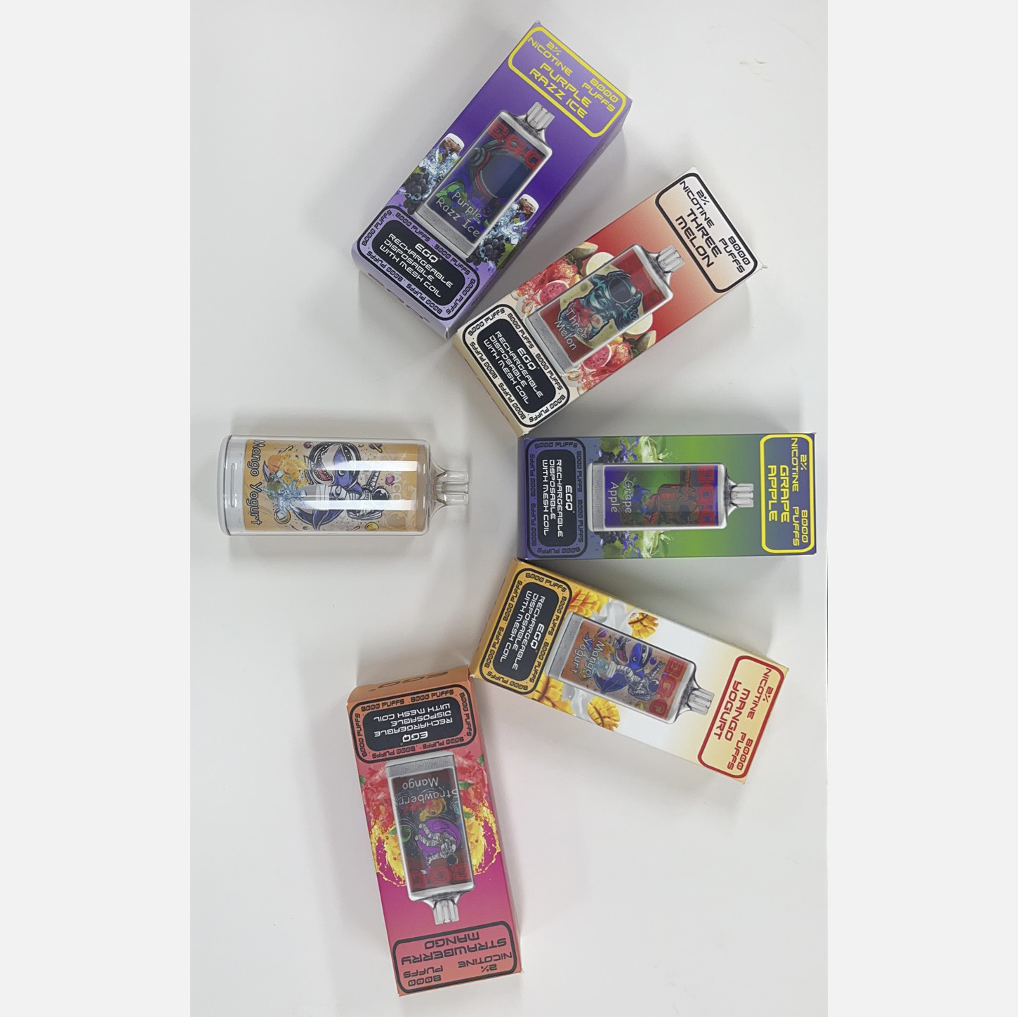 8000 puffs Rechargeable Disposable Electronic Cigarette