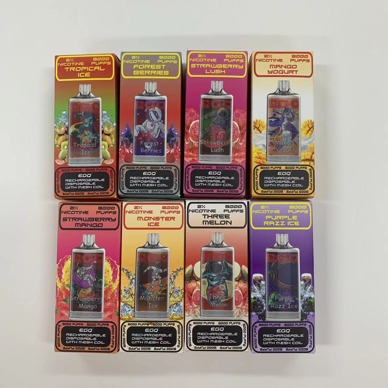 8000 puffs Rechargeable Disposable Electronic Cigarette