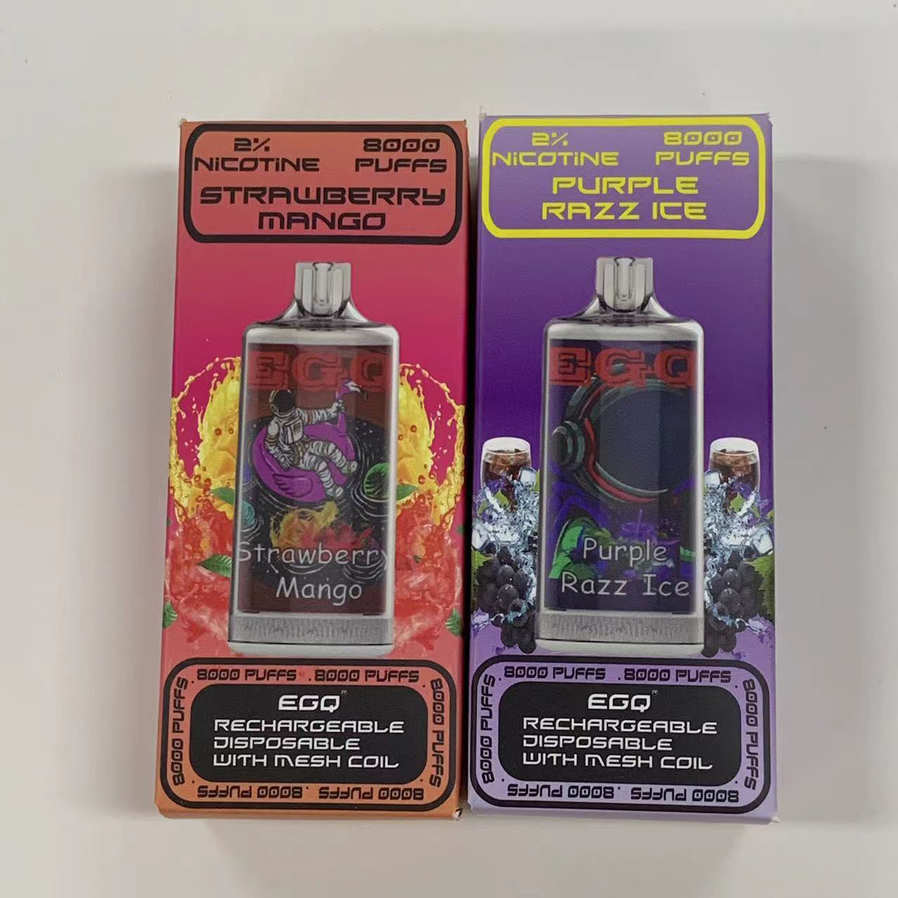 8000 puffs Rechargeable Disposable Electronic Cigarette